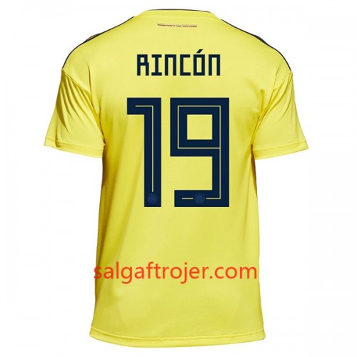 Colombia Fodboldtrøjer Rincon 19 Hjemmebanesæt VM 2018 Colombia Fodboldtrøjer Rincon 19 Hjemmebanesæt VM 2018